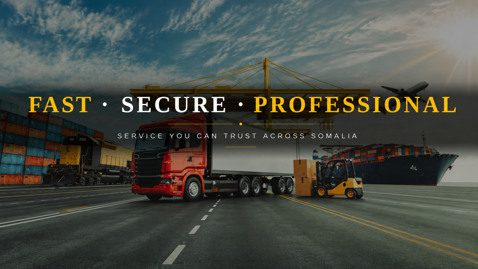 Fast, secure, professional service you can trust across Somalia